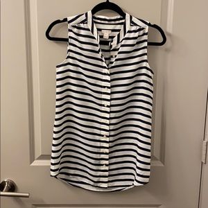 J. Crew. Button Up Blouse